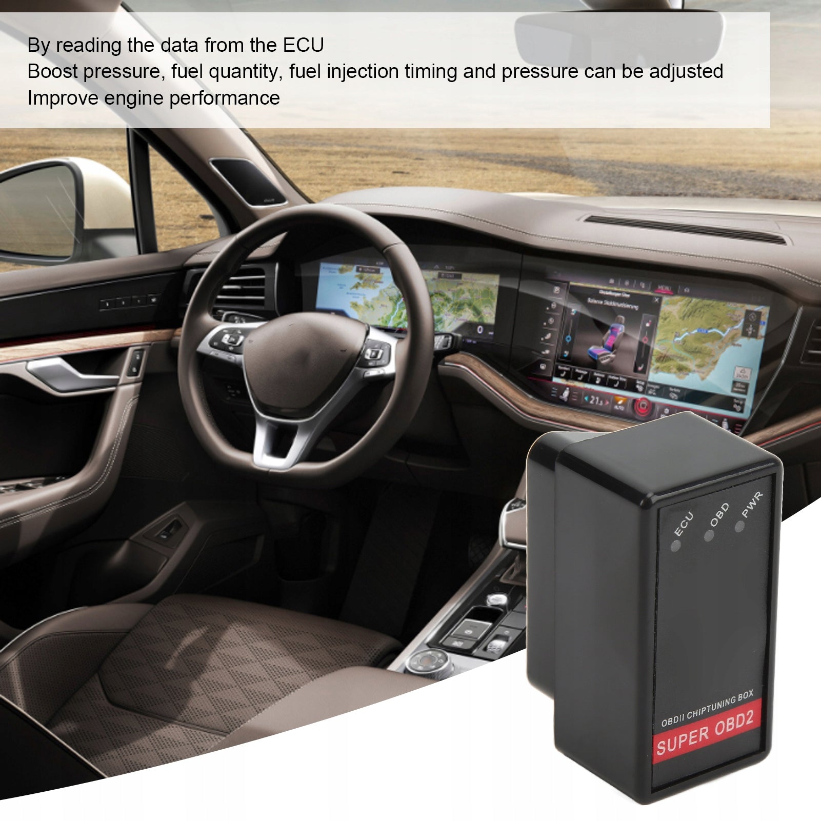 CHIP TUNING ECO OBD2 DIESEL FUEL SAVING Batteries included no