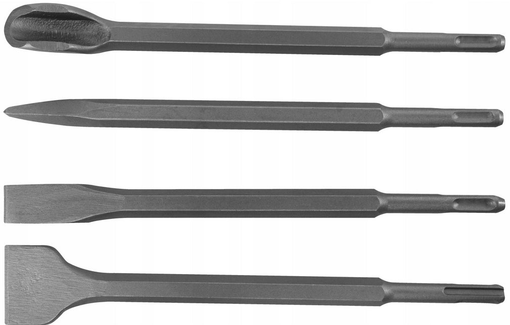 CHISELS CHISEL CONCRETE FURROW SET CHISELS FLAT BLADE SDS+ PLUS 4 pcs Manufacturer code V05086