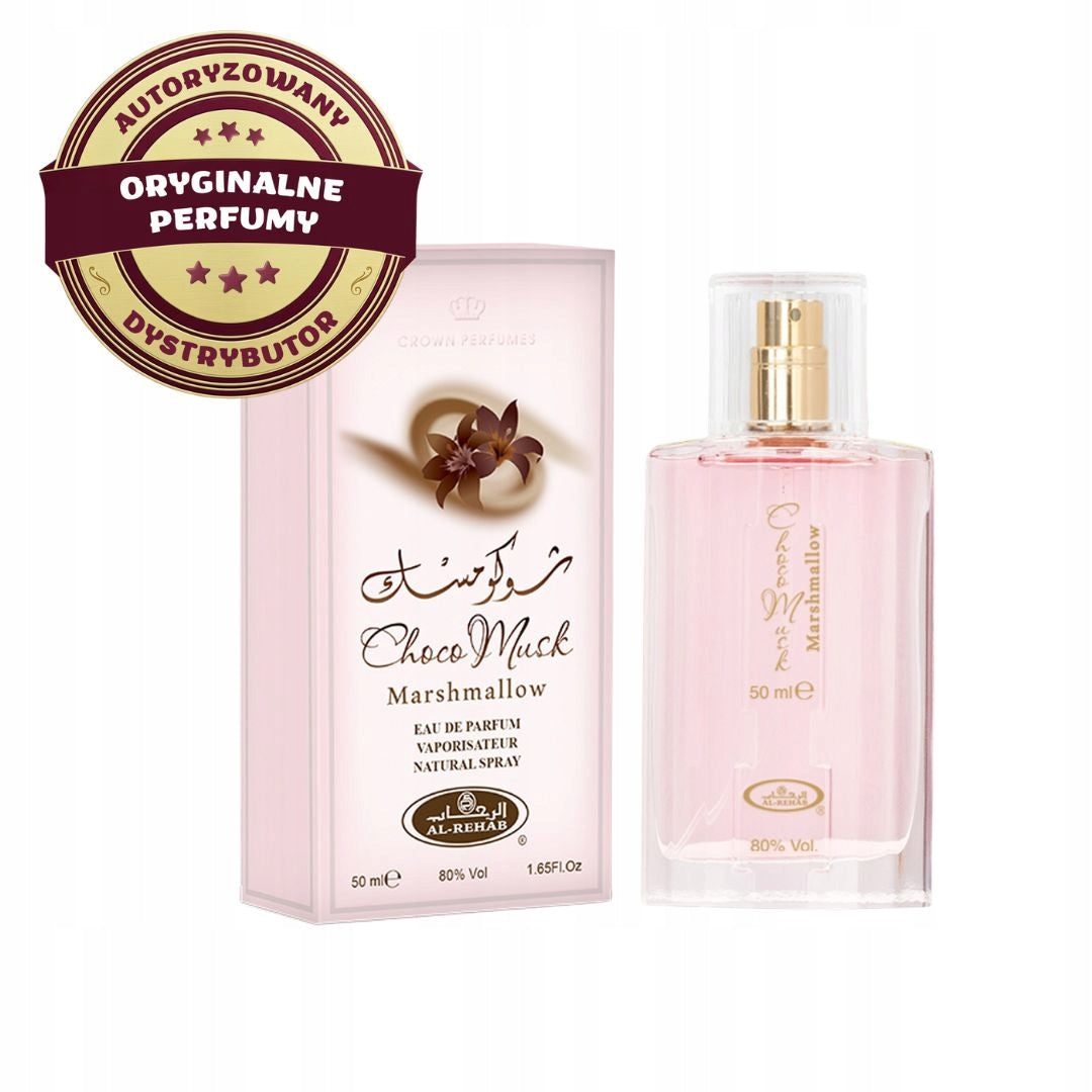 CHOCO MUSK MARSHMALLOW ARABIC PERFUME 50ml AL REHAB FOAMS