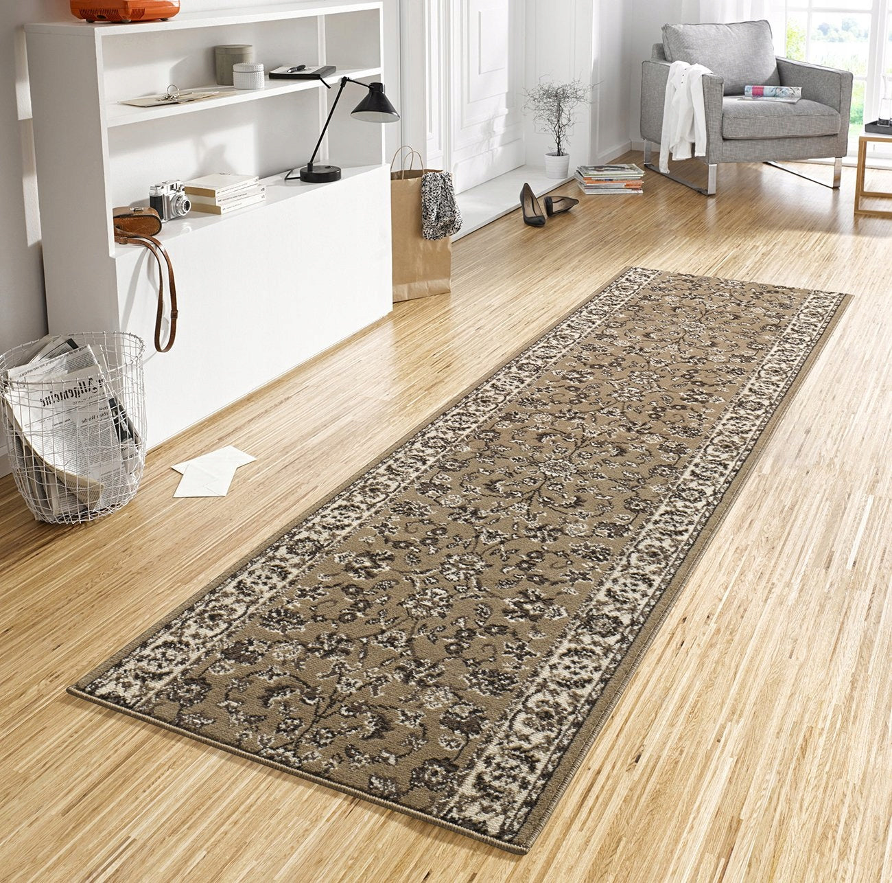 Hanse Home Teppich Vintage Taupe, 80x300 cm 