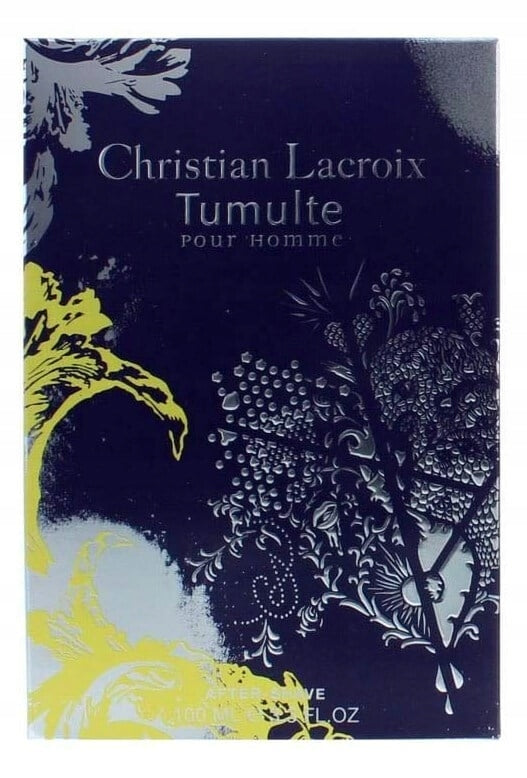 CHRISTIAN LACROIX TUMULTE POUR HOMME 100 ML AFTERSHAVE UNIQUE FOIL Packaging status original