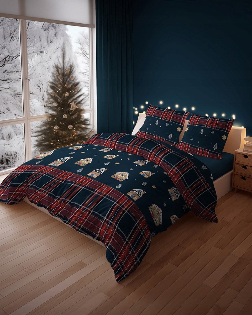 CHRISTMAS BEDDING SET 160x200 CHRISTMAS BEDDING 100% COTTON Manufacturer code 5816A