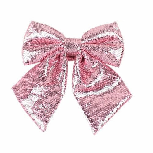 CHRISTMAS BOW SEQUINS 25X25 CM CHRISTMAS DECORATION GIFT
