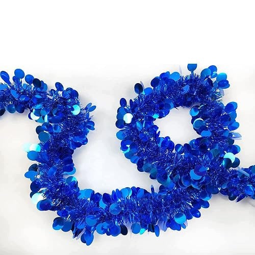 CHRISTMAS GARLAND GLOSSY PLASTIC SET OF 3 FOR BIRTHDAY Brand no brand