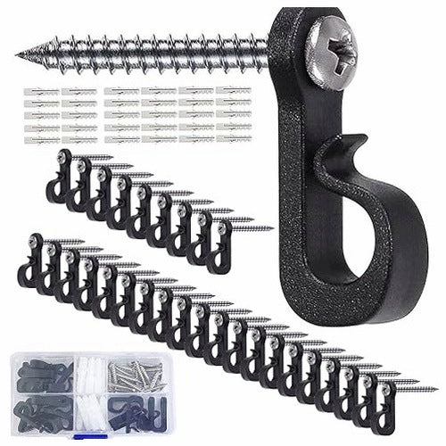 CHRISTMAS HOOKS FOR CHRISTMAS LIGHTS PP 30 PCS. SET
