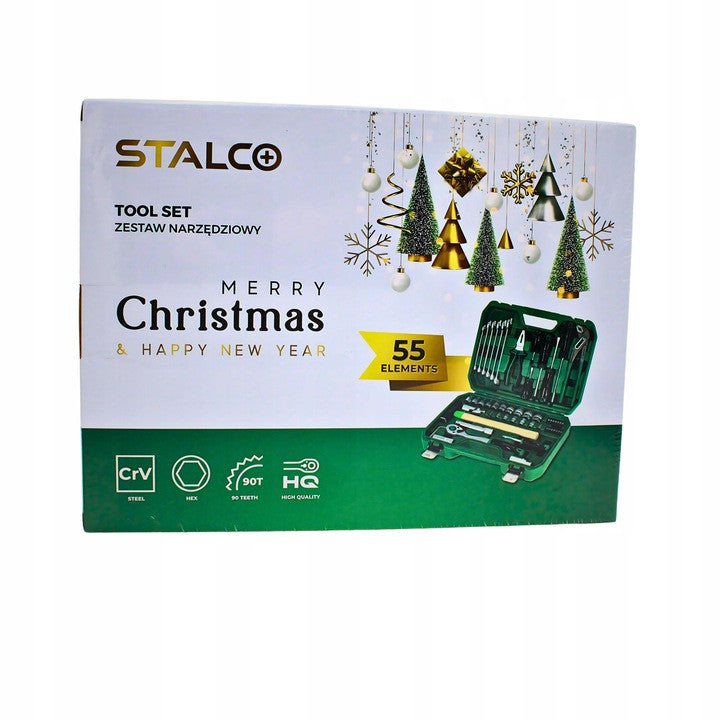 CHRISTMAS MULTI-TOOL SET STALCO 1/2" 1/4" 55 EL. S01110 Brand Stalco