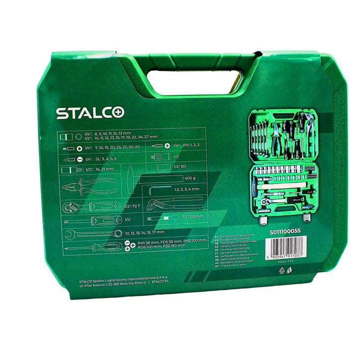 CHRISTMAS MULTI-TOOL SET STALCO 1/2" 1/4" 55 EL. S01110 Manufacturer code S011100094