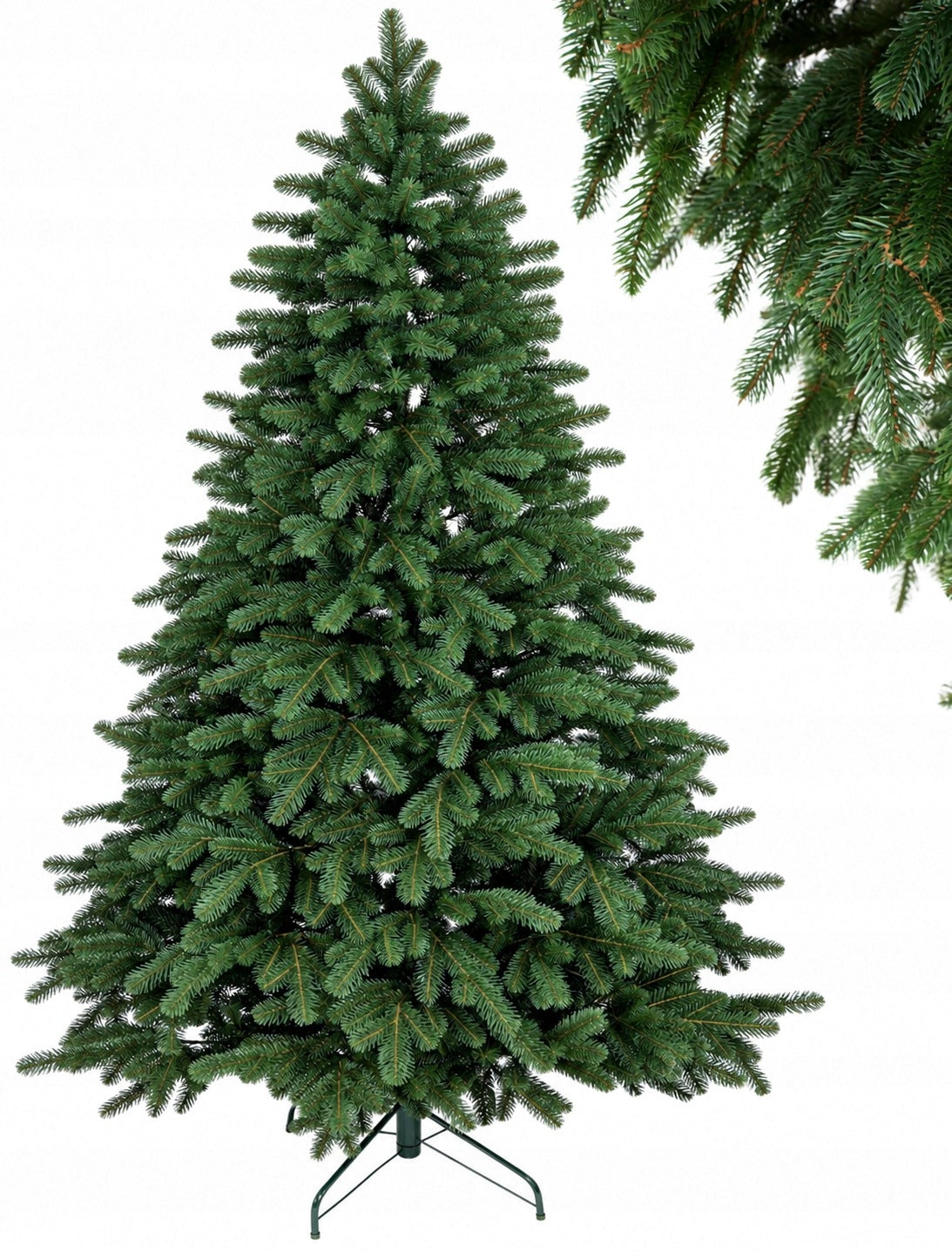 CHRISTMAS TREE ARTIFICIAL AS LIVE 150 CM 100% PE SILICONE KOVALIVSKA DENSE