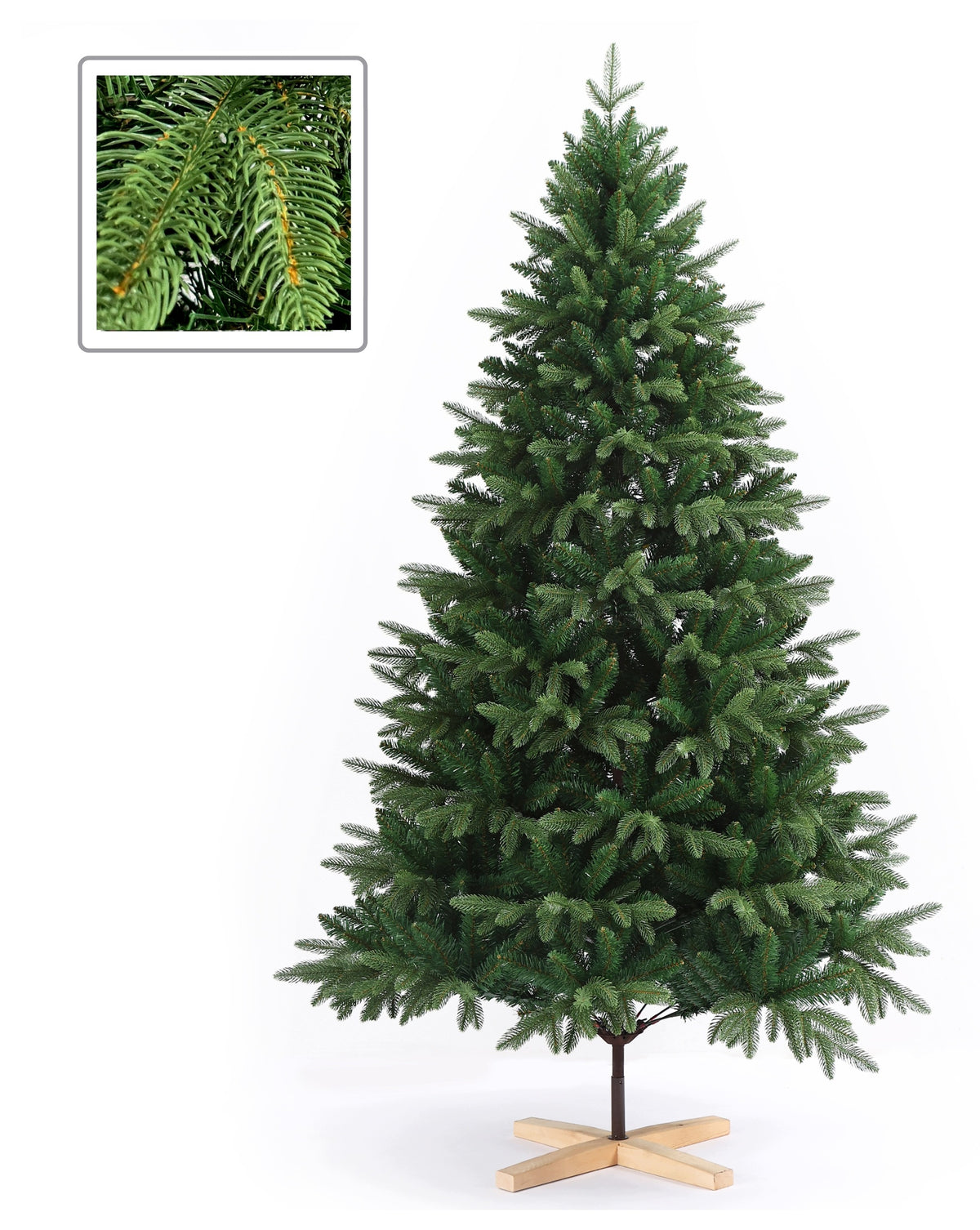 CHRISTMAS TREE ARTIFICIAL CAUCASIAN FIR 210cm LIKE ALIVE GARDENOVE
