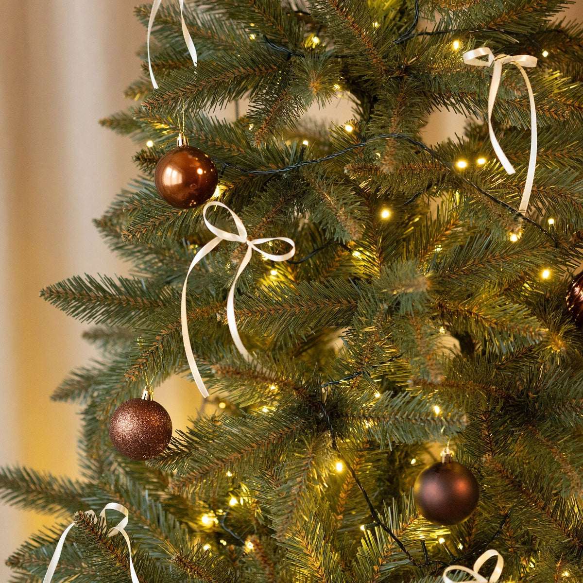 CHRISTMAS TREE ARTIFICIAL CAUCASIAN SPRUCE 120 cm natural as living PREMIUM STAND Brand Springos