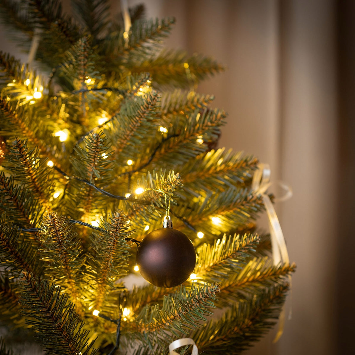 CHRISTMAS TREE ARTIFICIAL CAUCASIAN SPRUCE 200 cm natural as living PREMIUM STAND Brand Springos