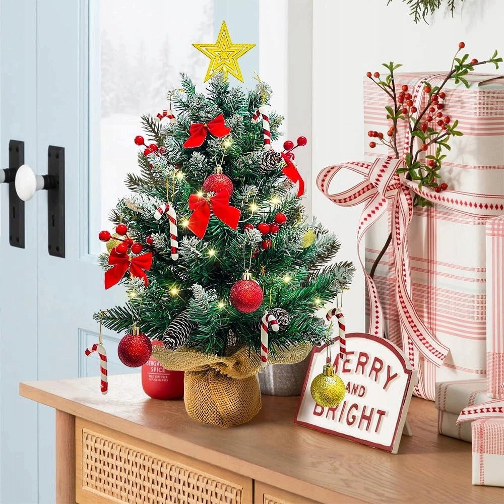CHRISTMAS TREE ARTIFICIAL DENSE CHRISTMAS LIKE LIVE SPRUCE SMALL FOR DESK 60 CM Packaging status original