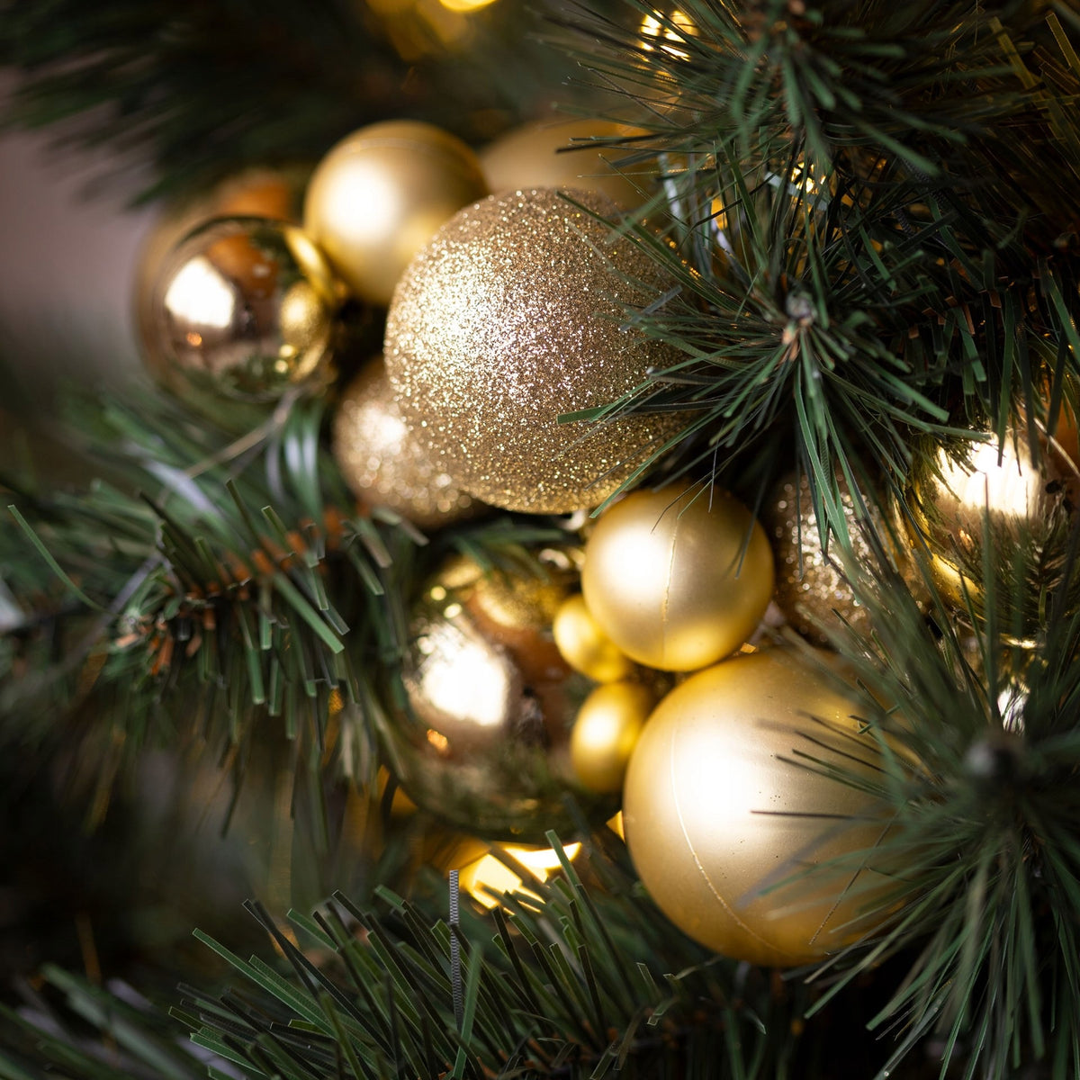 CHRISTMAS TREE ARTIFICIAL FIR GREEN DENSE 150cm STAND SPRUCE PINE LIVE Brand Springos