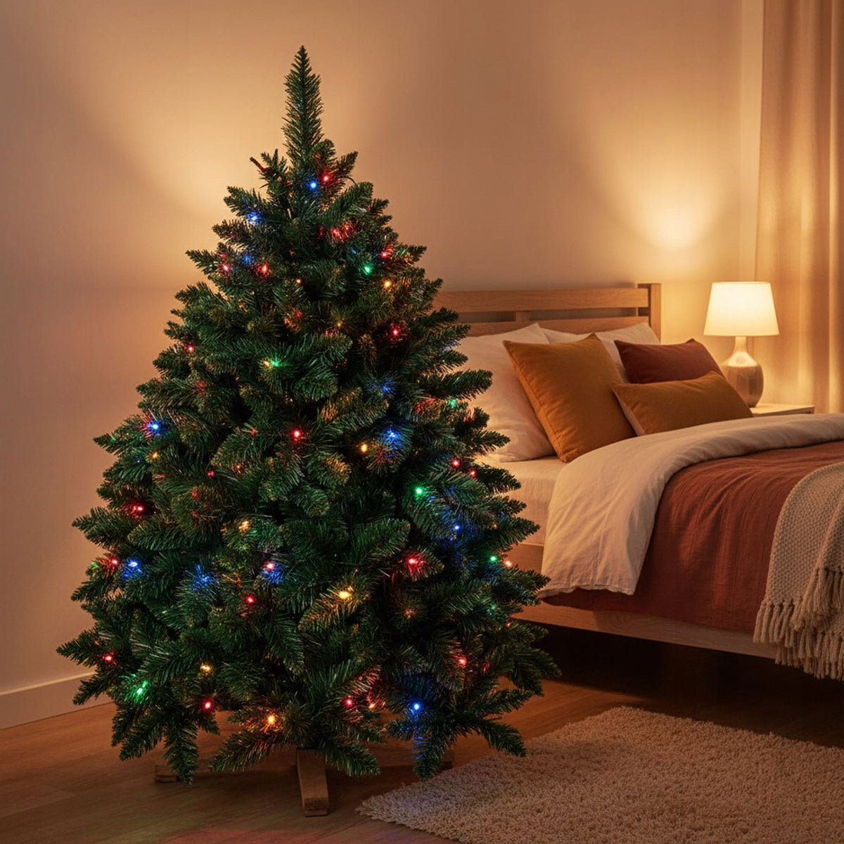 CHRISTMAS TREE ARTIFICIAL FOREST PINE ROYAL TREES DELUX PREMIUM 150cm DENSE STAND Packaging status original