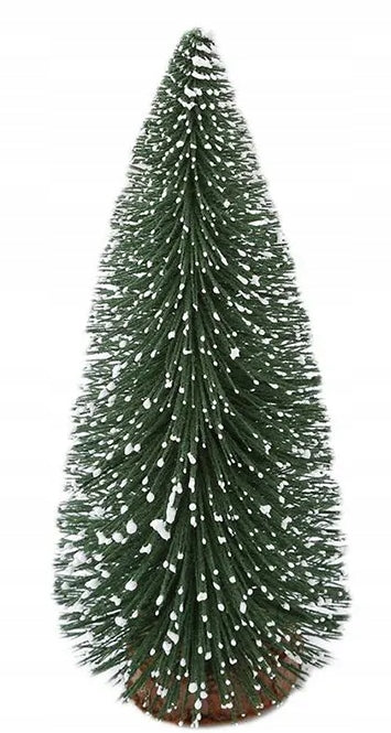 CHRISTMAS TREE ARTIFICIAL LARGE ORNAMENT ON THE TRUNK CONE GREEN