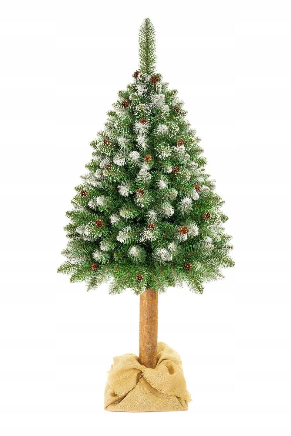 CHRISTMAS TREE ARTIFICIAL PINE 200 CM SNOW-COVERED ON FOAM GREEN Packaging status original
