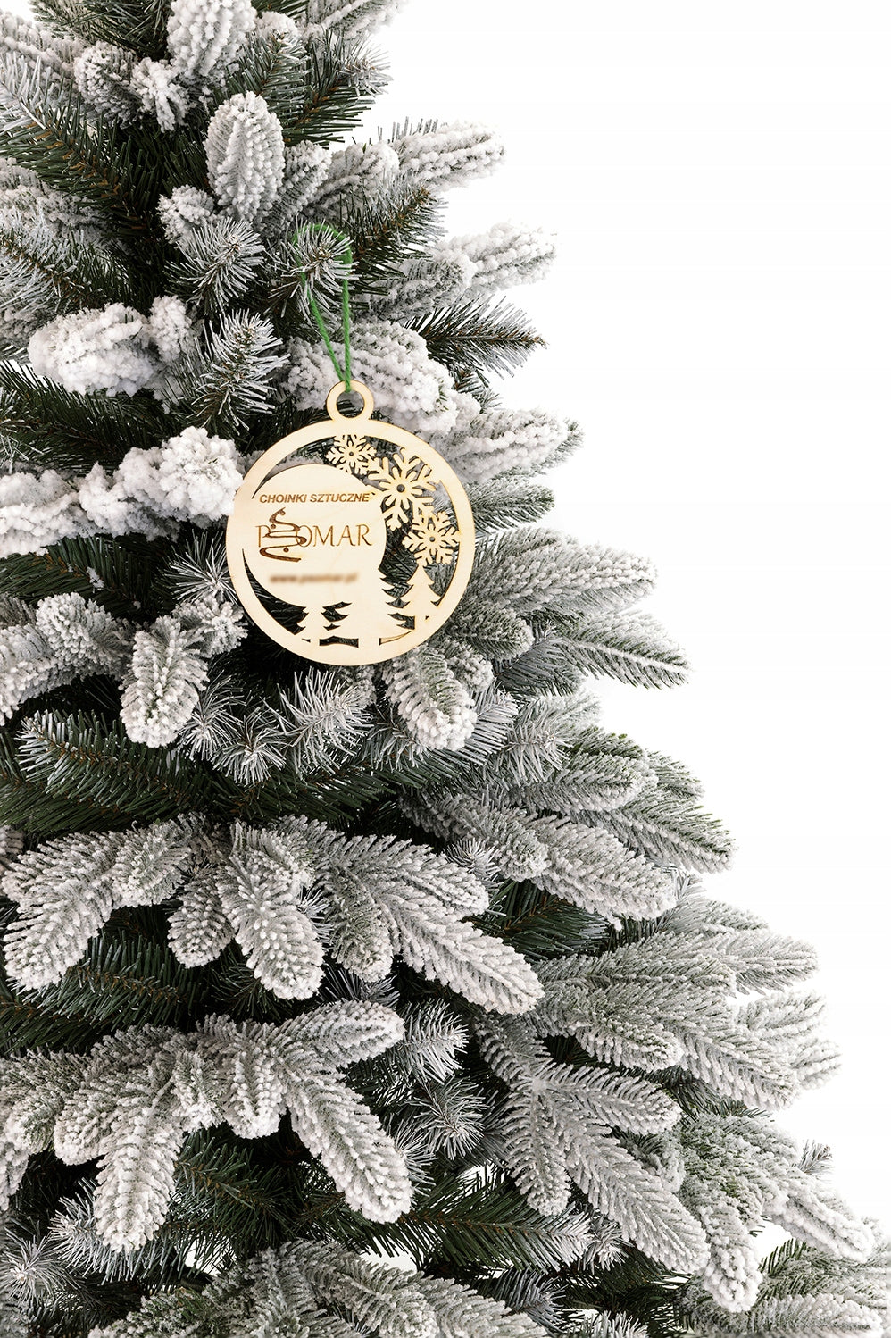 CHRISTMAS TREE ARTIFICIAL SPRUCE ASPEN SNOW-COVERED IN POT PE+PVC 160cm Brand Psomar