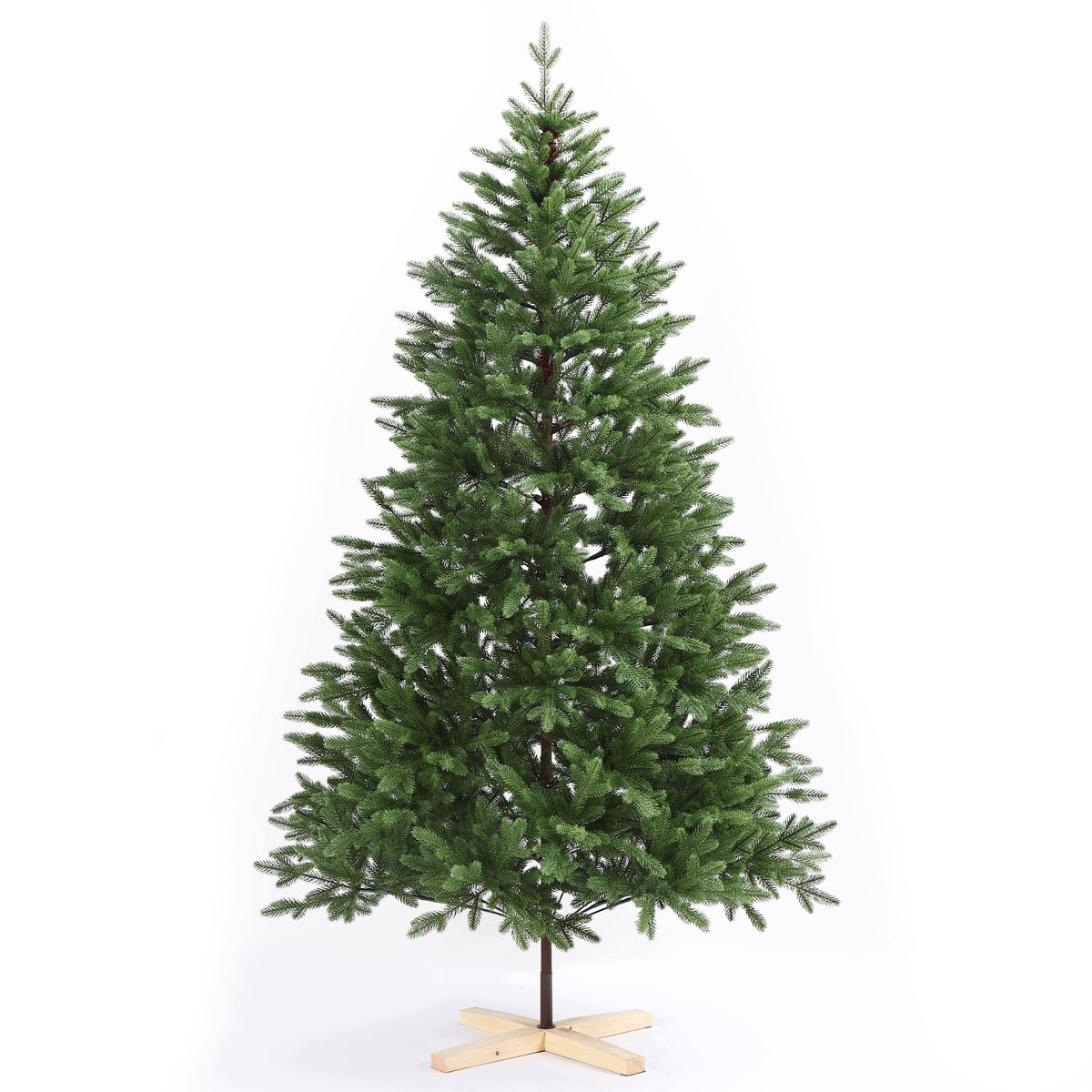 CHRISTMAS TREE ARTIFICIAL SPRUCE NATURAL 150cm PE 100% LIVING PREMIUM GARDENOVE Packaging status original