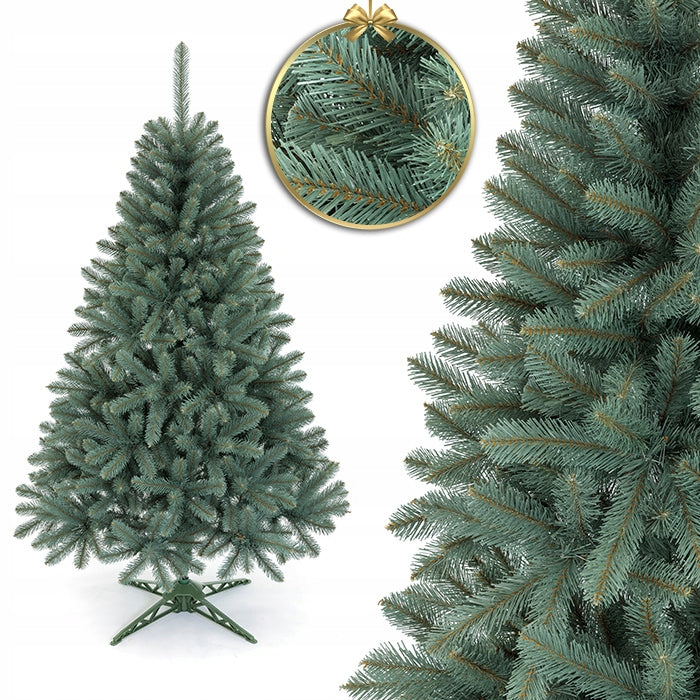 CHRISTMAS TREE ARTIFICIAL SPRUCE SILVER PVC 220cm