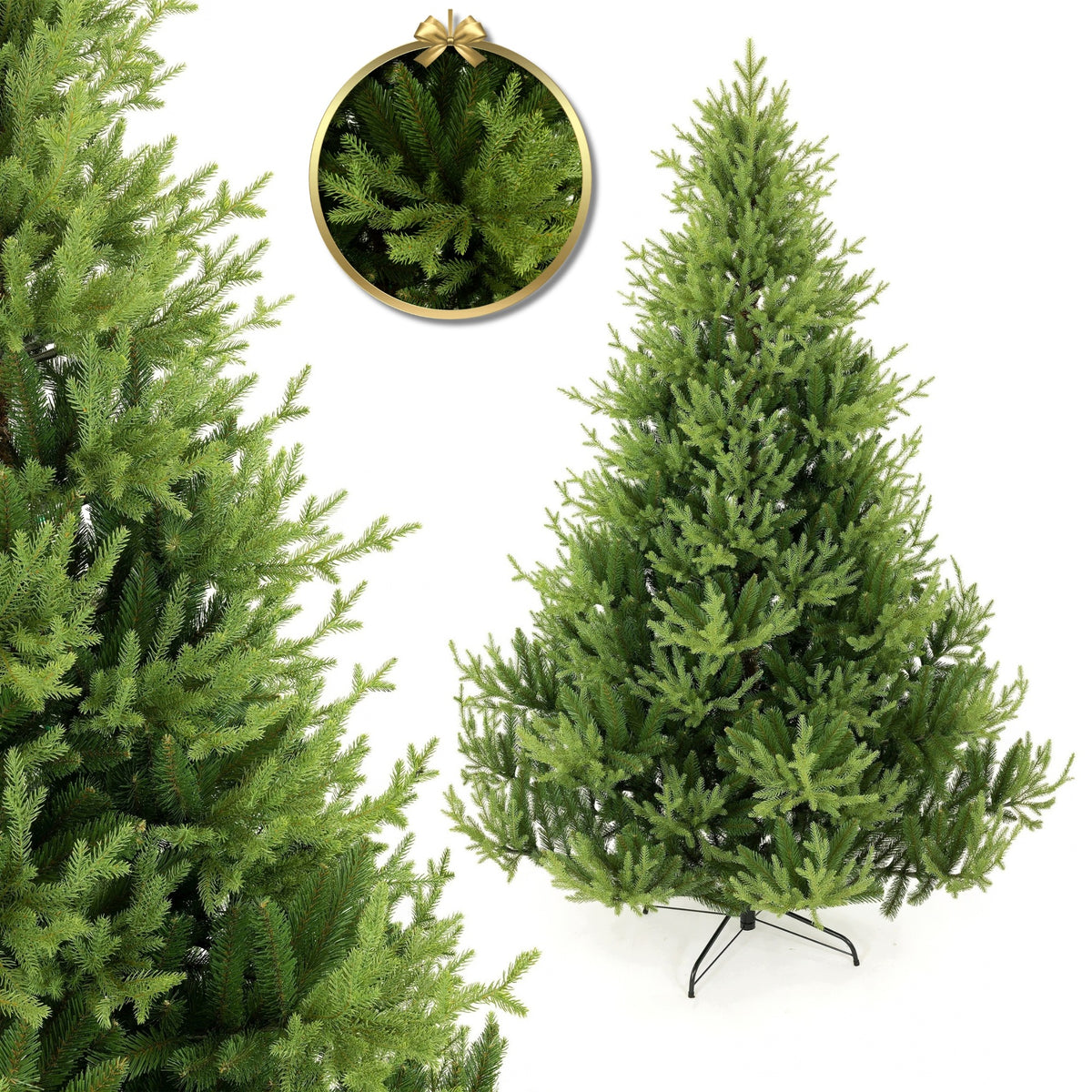 CHRISTMAS TREE ARTIFICIAL SPRUCE VICTORIA PE + PVC 180 CM