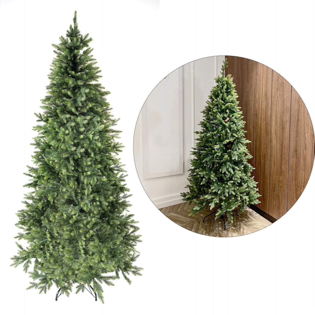 CHRISTMAS TREE AS LIVE 150 CM 100% PE LIGHT GREEN SILICONE