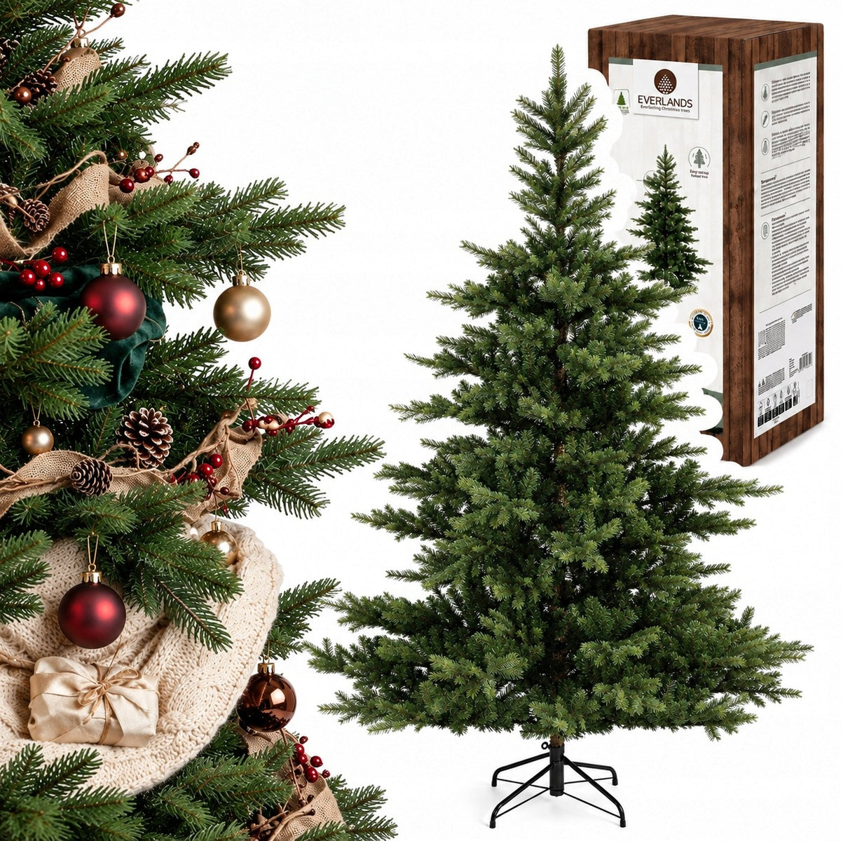CHRISTMAS TREE FIR GRANDIS 360 CM AS LIVE PE/PVC EVERLANDS PREMIUM HIGH Manufacturer code sztuczna choinka