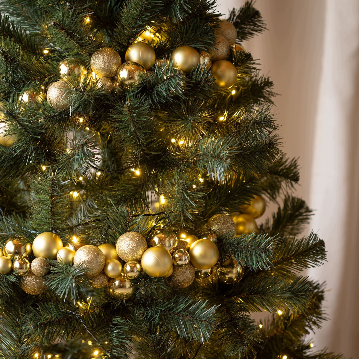 CHRISTMAS TREE FIR GREEN DENSE ARTIFICIAL 250cm STAND PREMIUM LIKE LIVE SPRUCE Brand Springos