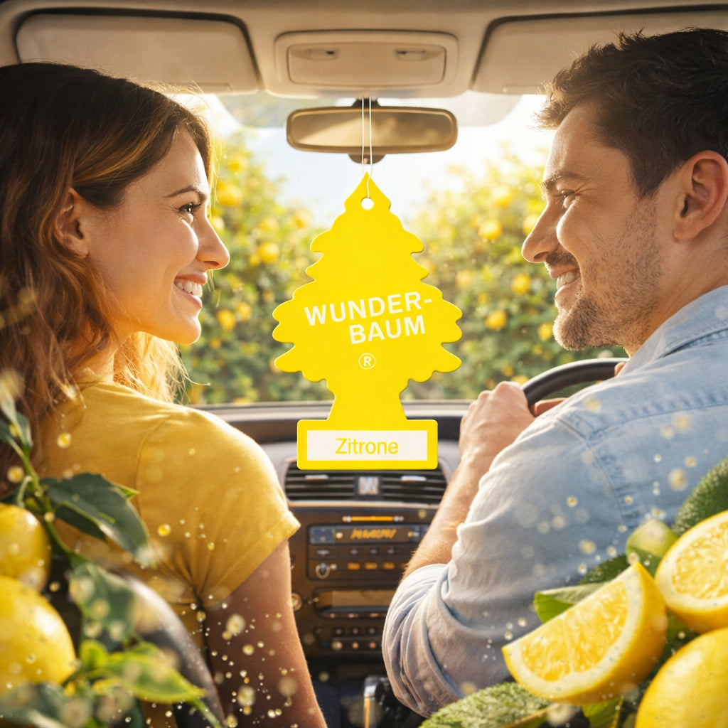 CHRISTMAS TREE LEMON WUNDER BAUM LEMON FRAGRANCE FOR CAR PENDANT Manufacturer's catalog number Choinka drzewko Zitrone