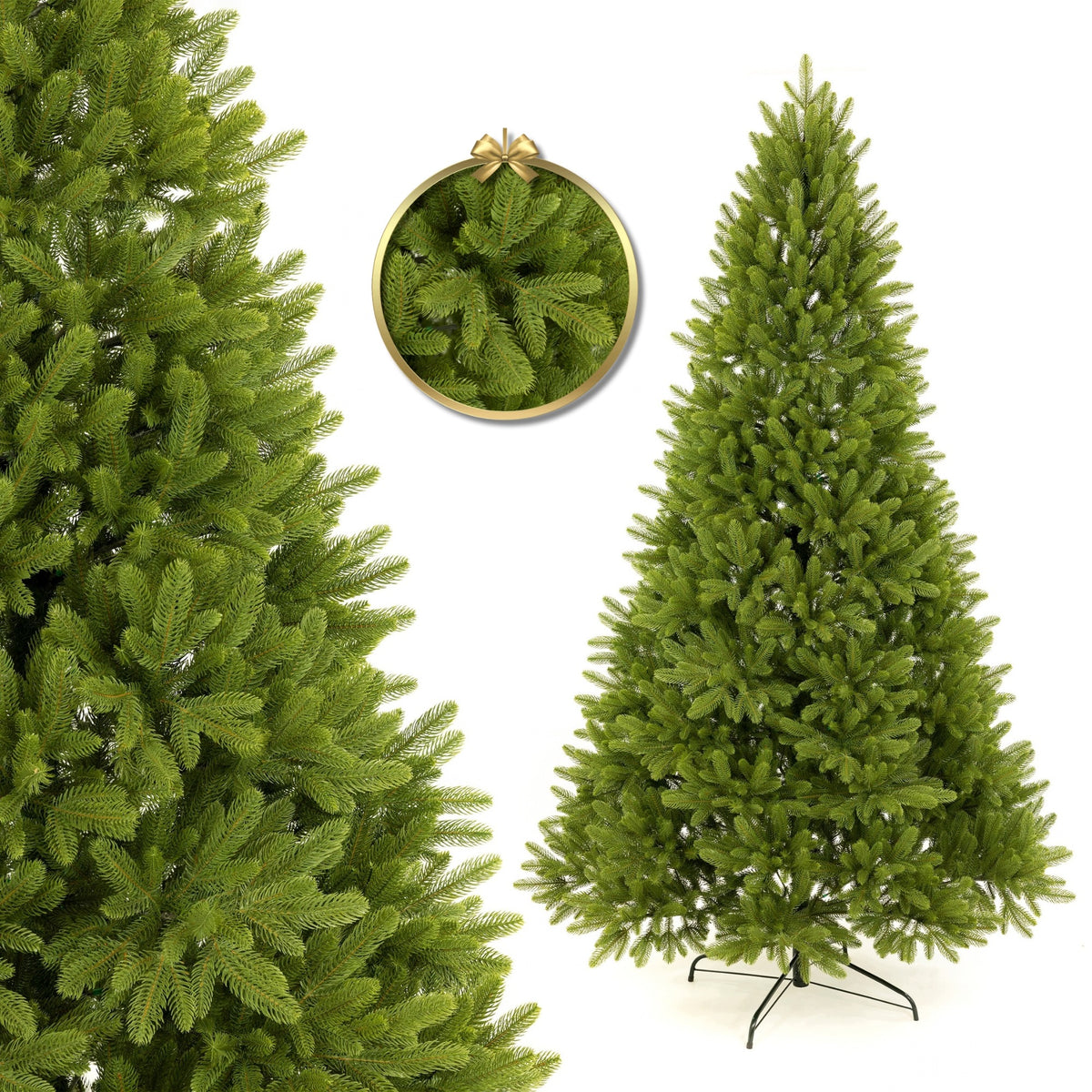 CHRISTMAS TREE PREMIUM SPRUCE 100% PE LUMI 220 cm