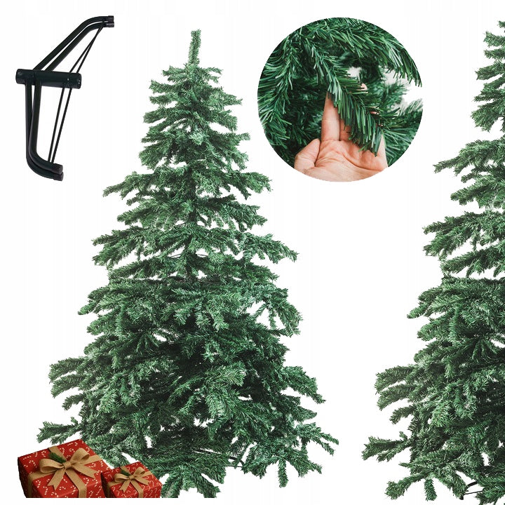CHRISTMAS TREE artificial Pine CHILLY 240 cm thick as alive + solid STAND