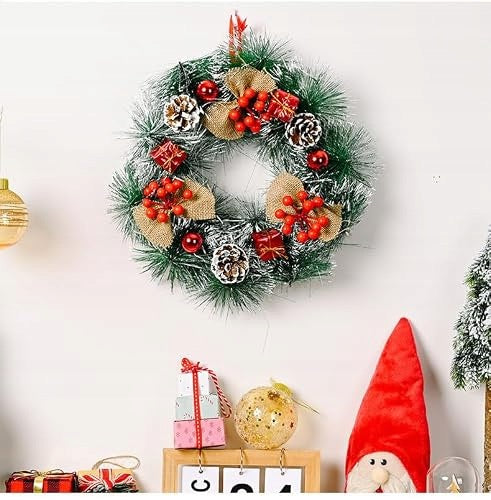 CHRISTMAS WREATH 30 CM ARTIFICIAL FOR DOOR CHRISTMAS DECORATION Manufacturer code Nieoznaczona
