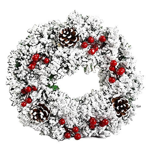 CHRISTMAS WREATH ARTIFICIAL FOR DOOR REUSABLE GIFT
