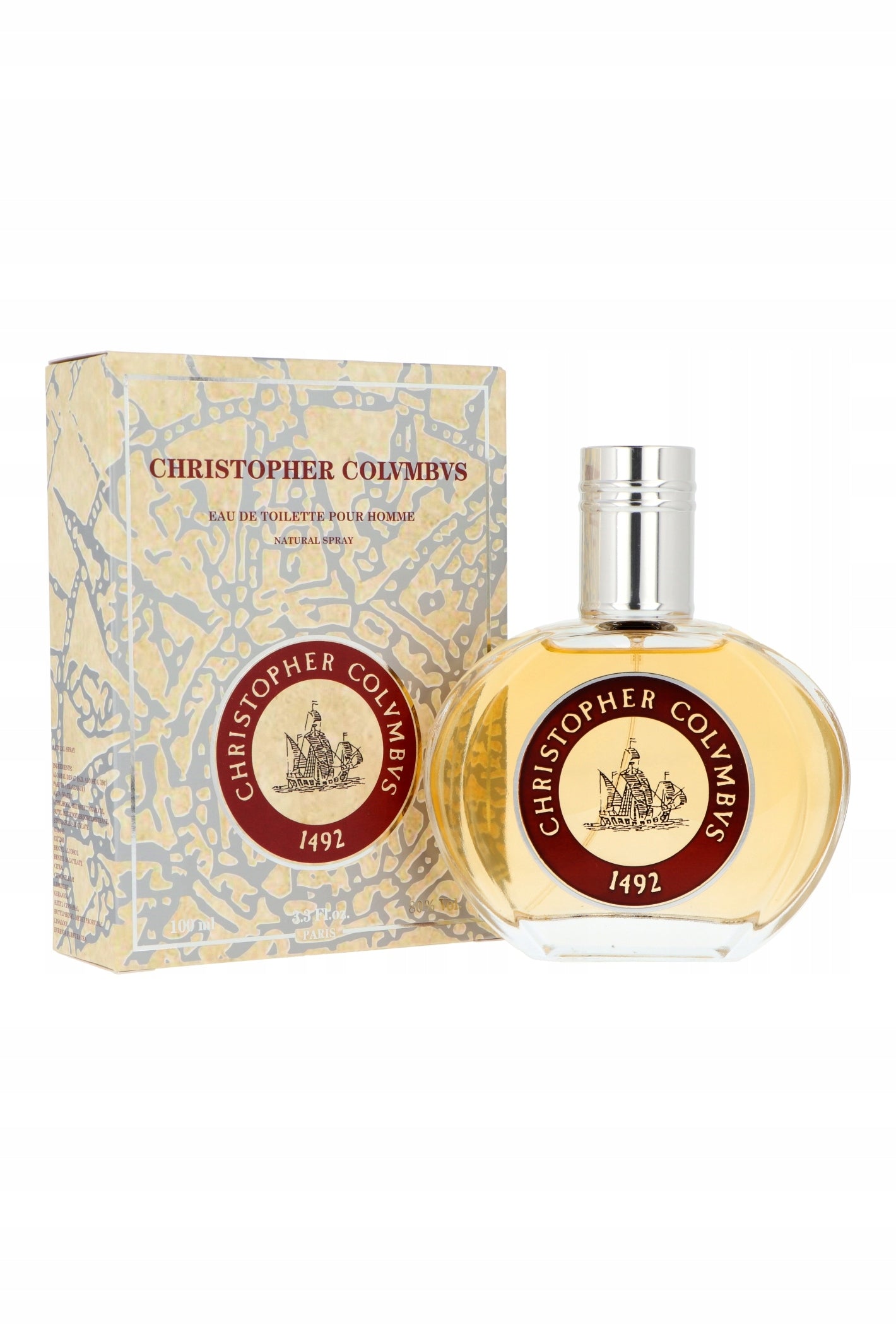 CHRISTOPHER COLUMBUS EAU DE TOILETTE MEN'S ORIGINAL WOOD PERFUME 100ML Brand Christopher Columbus