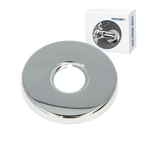 CHROME PLATED BRASS THREADED ROSETTE FOR 27MM FAUCET SINKS for Home Brand no brand