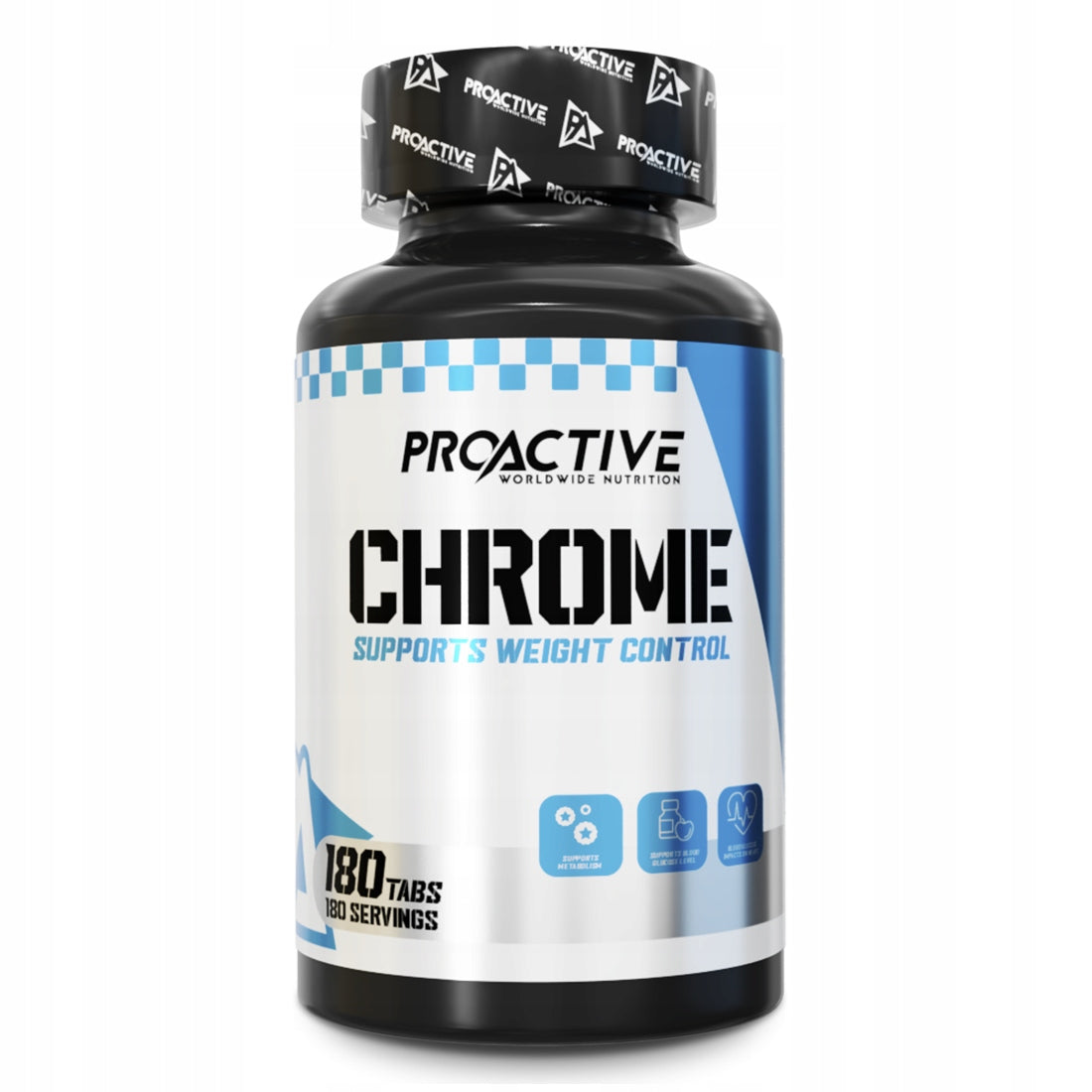 CHROME weight loss control INHIBITS APPETITE thermogenic STRONG 200ug 180 tab Expiration date at least 1 year from the date of purchase
