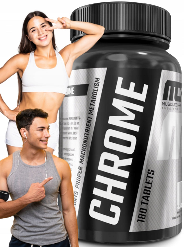 CHROMIUM weight control slimming INHIBITS APPETITE Muscle Care 180 tab