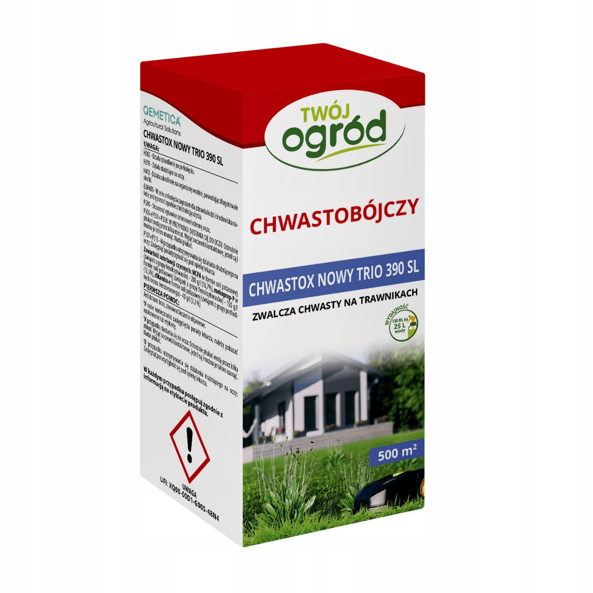 CHWASTOX weed killer for weeds in lawn WEEDS IN GRASS 100ml Packaging status original