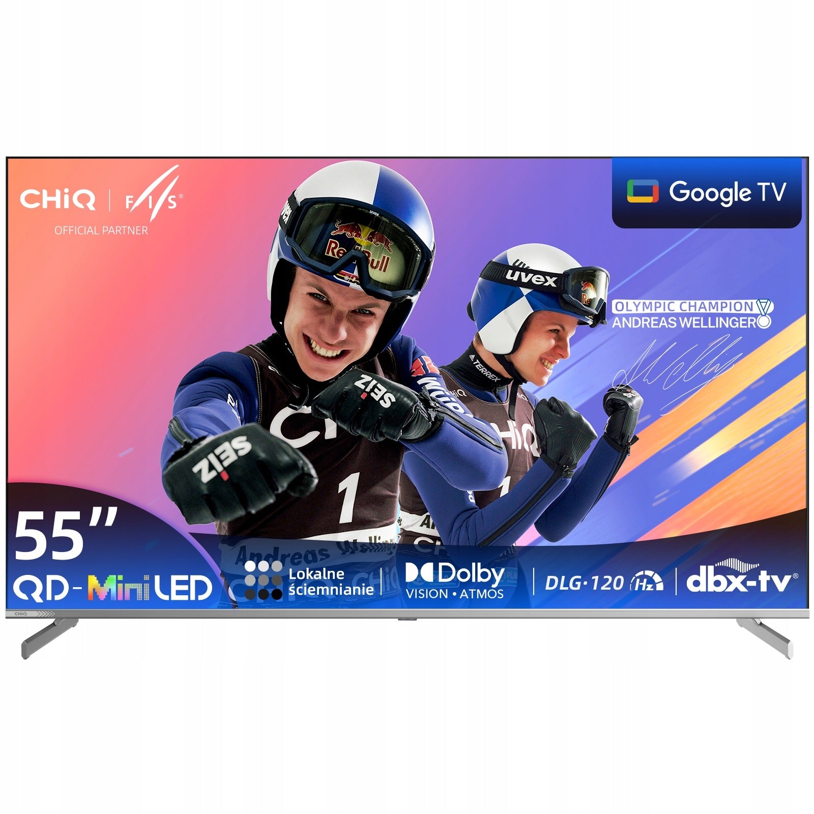 CHiQ Google TV Mini LED 55 inch 4K UHD 60HZ Smart TV M55QN9G