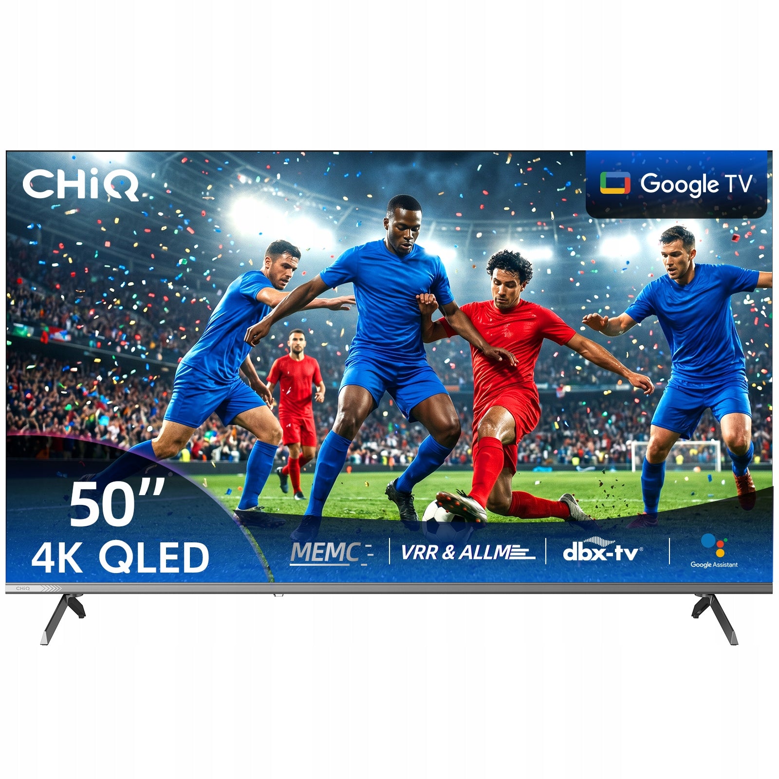 CHiQ Google TV QLED 50 inch 4K UHD 60HZ Smart TV U50QST