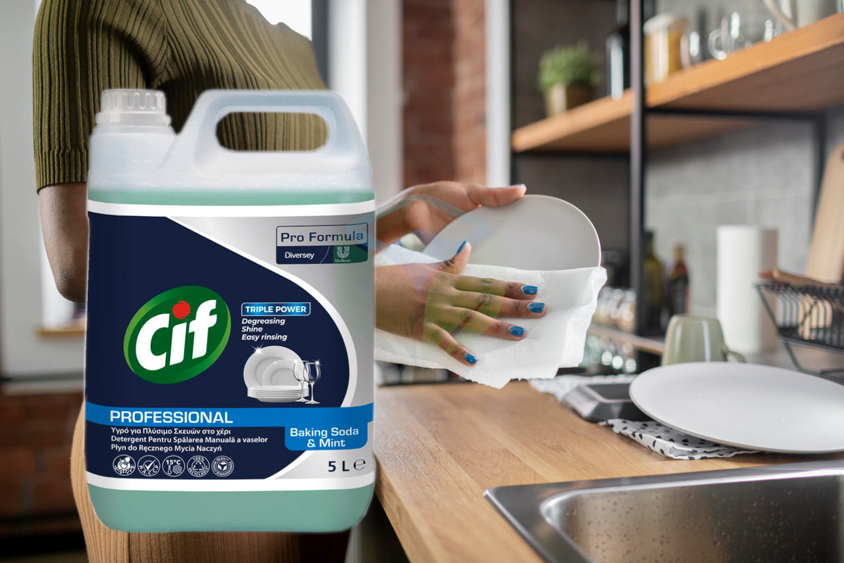 CIF PROFESSIONAL BAKING SODA & MINT DIVERSEY, for dishes, 5l Manufacturer code DIVE-CIF_9300779