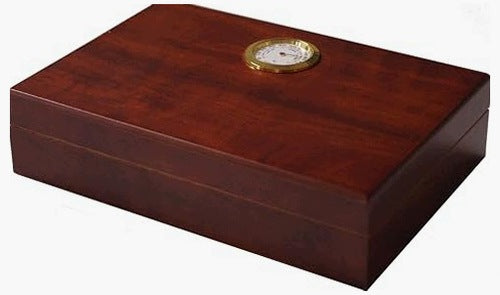 CIGAR HUMIDIFIER WOODEN CEDAR TRAVEL WITH HYGROMETER 5 8 PCS