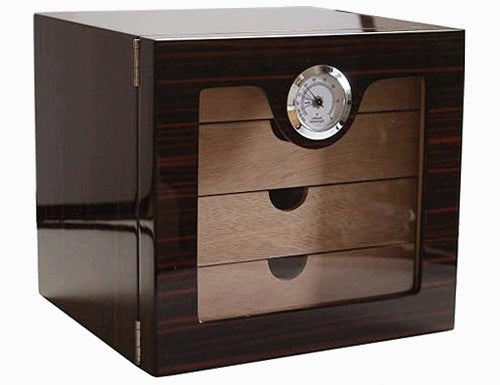 CIGAR HUMIDOR WOODEN SPANISH CEDAR FOR 100 FOR HOME COLLECTOR