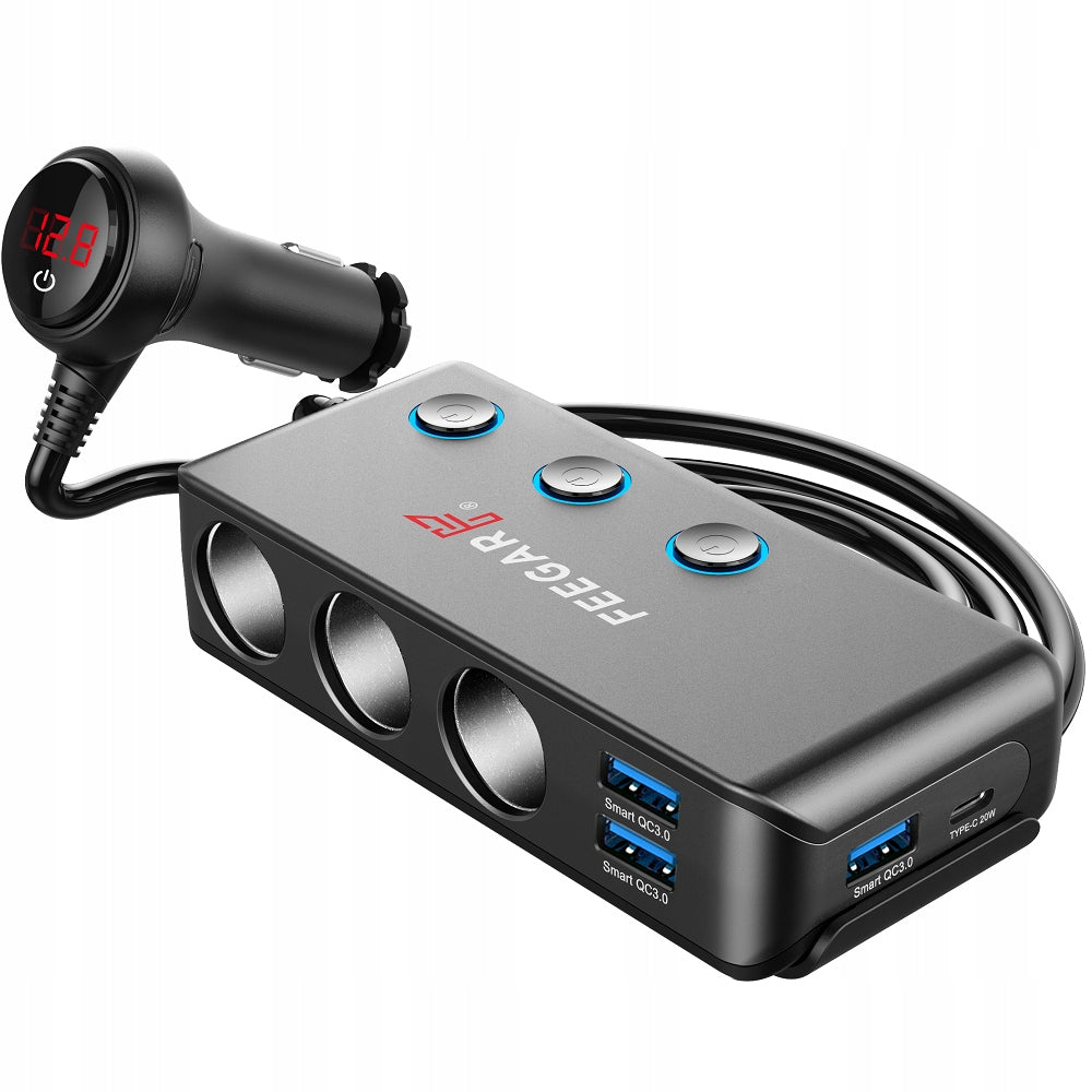 CIGARETTE LIGHTER SOCKET SPLITTER FEEGAR 12-24V 10A Manufacturer no brand