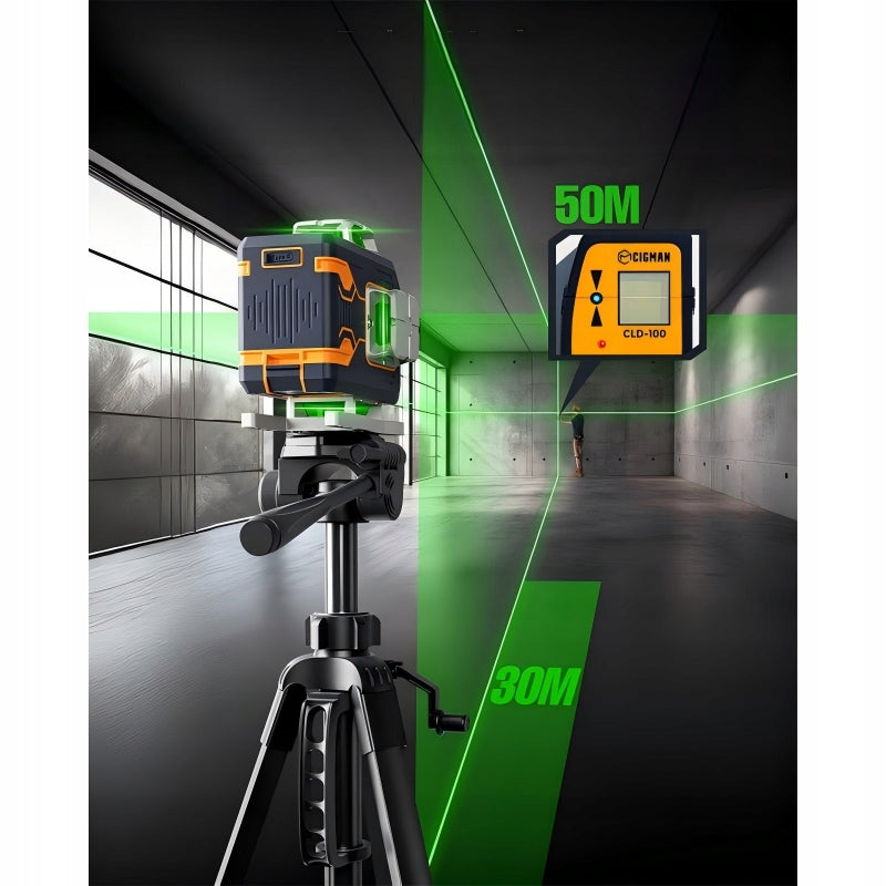CIGMAN CM-S02 4x360° 16 Lines Laser Level Li-ion Battery 7.4V 2600mAh IP54 Model CIGMAN CM-S02