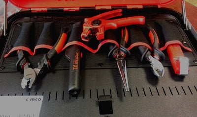 CIMCO172010 Tool case with equipment for electrician Brand Cimco