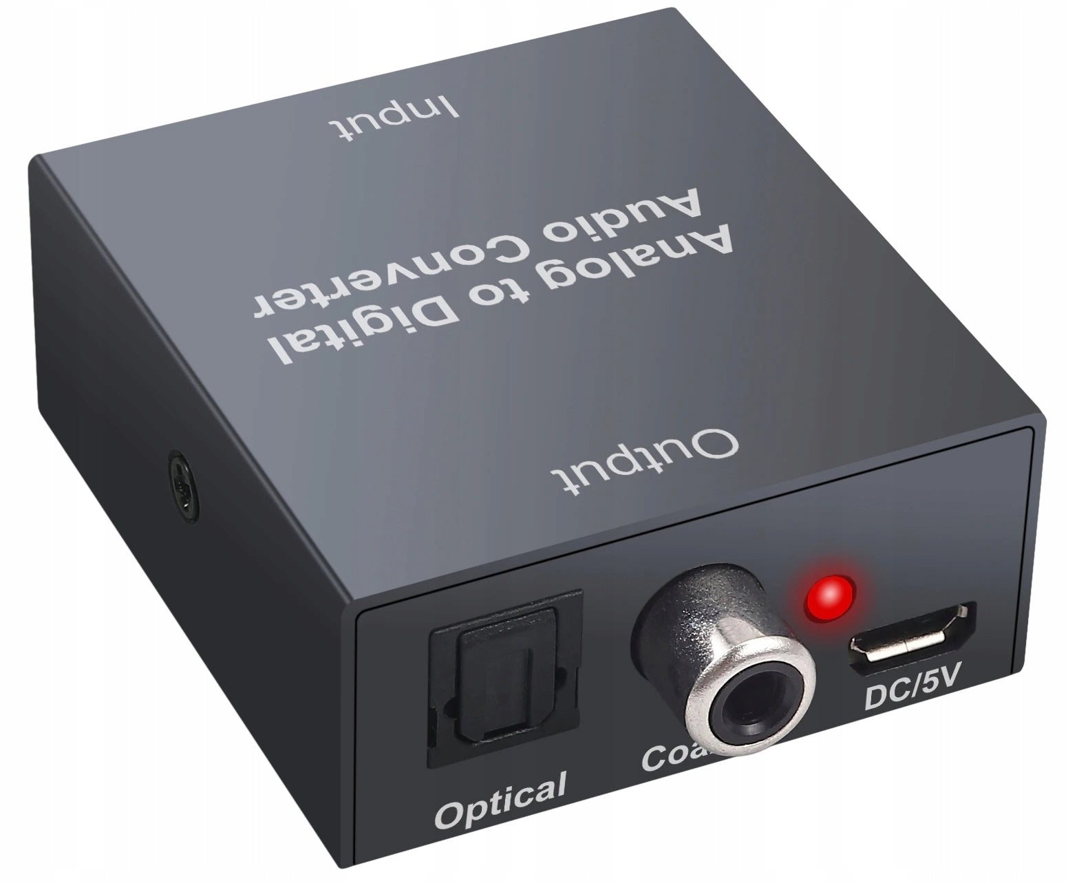 CINCH 2xRCA TOSLINK SPDIF CONVERTER AUX ADAPTER ANALOG -> DIGITAL Packaging status original
