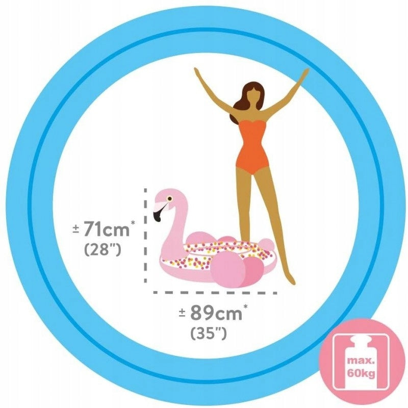 CIRCLE FLAMING GLITTER INTEX Model flaming