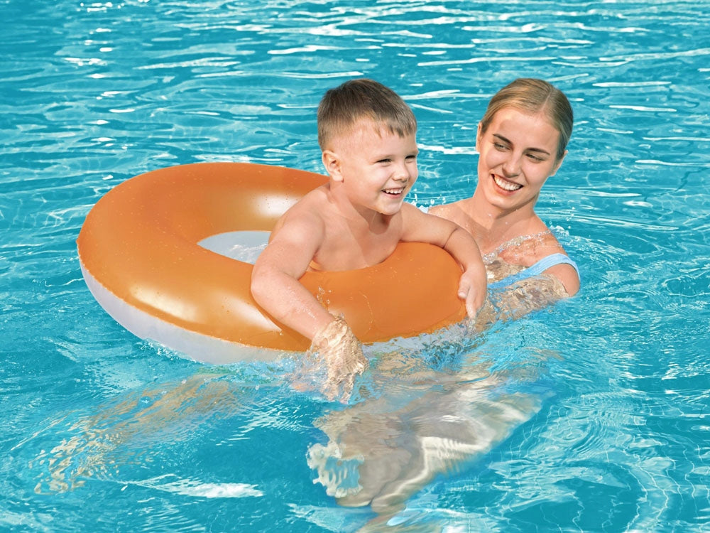 CIRCLE INFLATABLE SMALL PONTOON FOR SWIMMING POOL WATER BEACH WHEEL Brand no brand