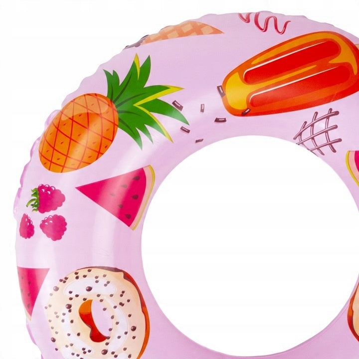 CIRCLE INFLATABLE SWIMMING BEACH CIRCLE FOR SWIMMING POOL SEA PINK CHILDREN Manufacturer code TG77797