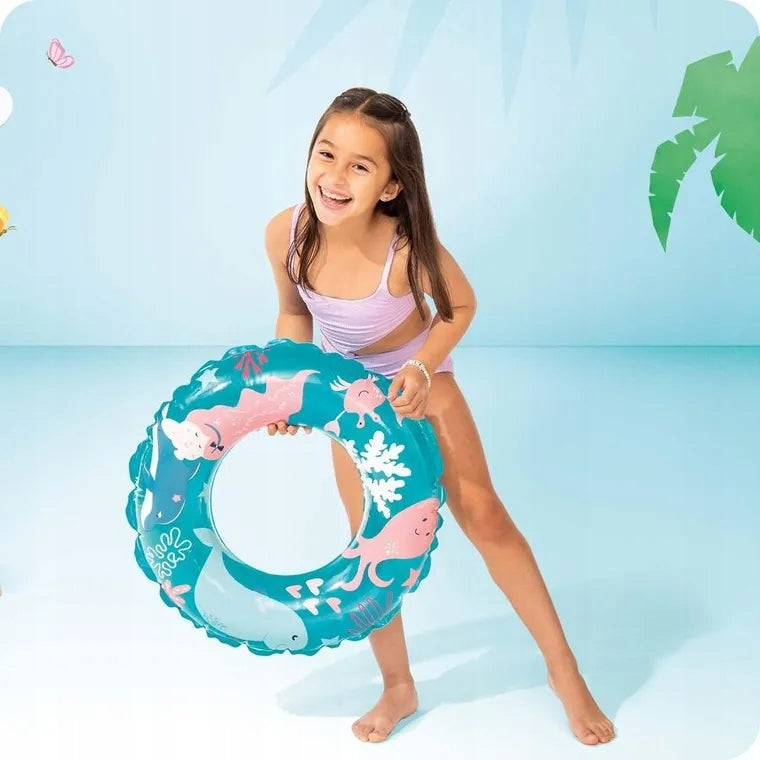 CIRCLE INFLATABLE WHEEL FOR CHILDREN BEACH SWIMMING WATER INTEX 59242 Manufacturer code ZI-59242